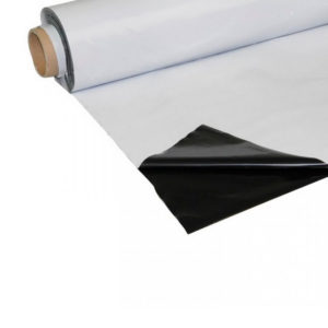 Пленка для клубники (60мкм) Черно-Белая с отверстиями 25*30см мульчирующая (1000м)