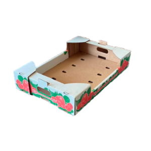 Гофролоток (тара) под клубнику усиленный, евротара