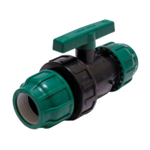 Кран ПНД компресионный 50х50 мм (2")