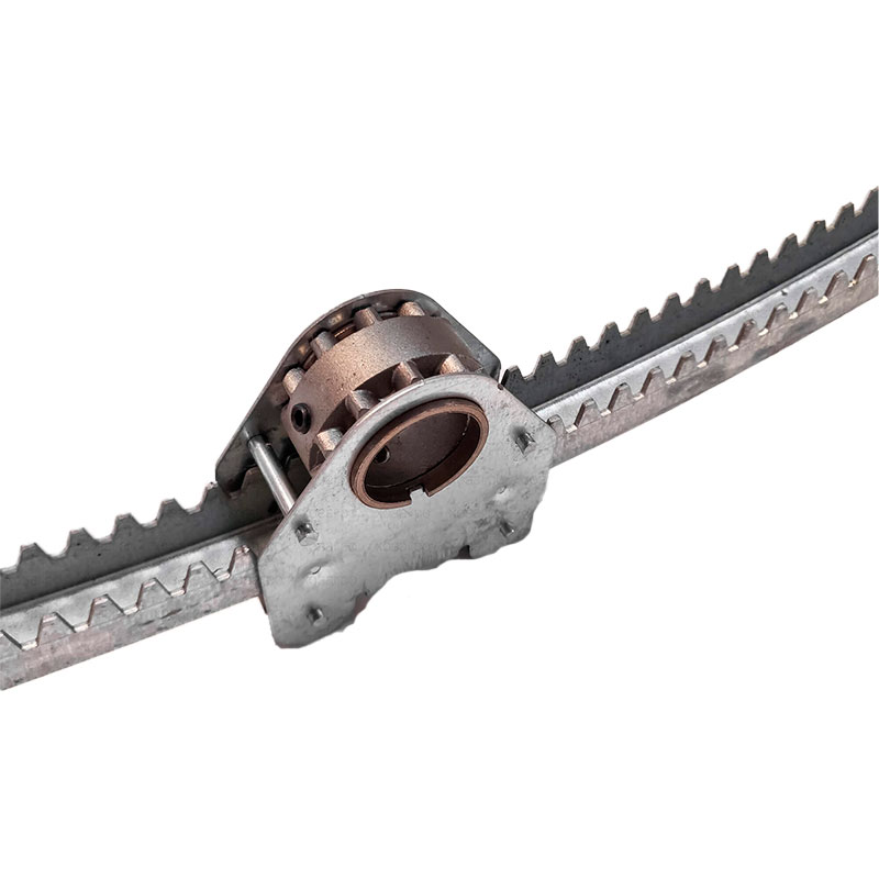 Зубчатая передача для верхнего форточного проветривания теплиц (рейка 1200мм и вентиляционная шестерня) — изображение 2