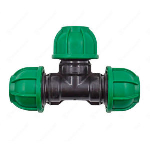 Тройник ПНД 40 мм компрессионный