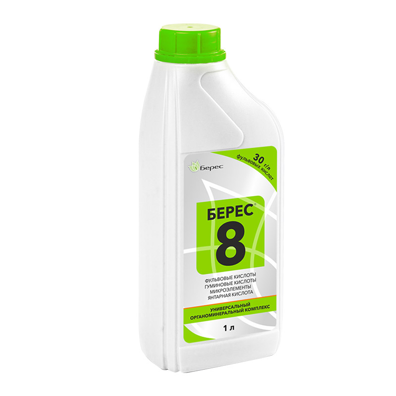 Product image for Берес 8, гумат с фульвокислотами (1л)
