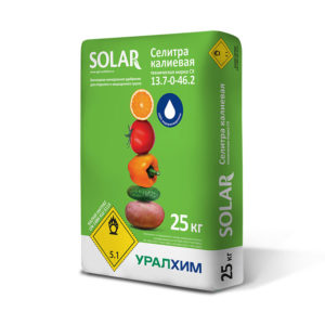 Калиевая селитра УРАЛХИМ Solar (Нитрат калия) 25кг