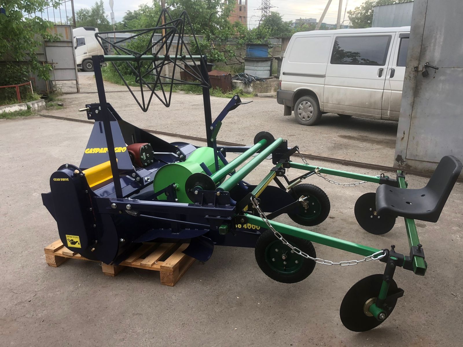 Грядообразователь-пленкоукладчик ОДНОРЯДНЫЙ с активной фрезой — изображение 2