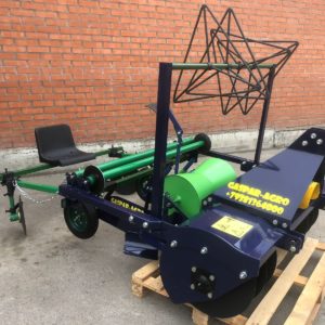 Грядообразователь-пленкоукладчик ДВУХРЯДНЫЙ с активной фрезой